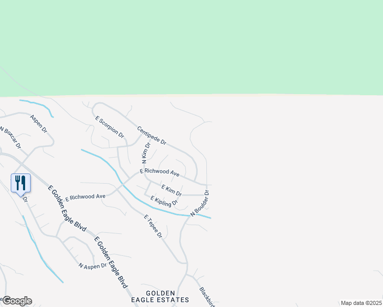 map of restaurants, bars, coffee shops, grocery stores, and more near 16440 North Boulder Drive in Fountain Hills