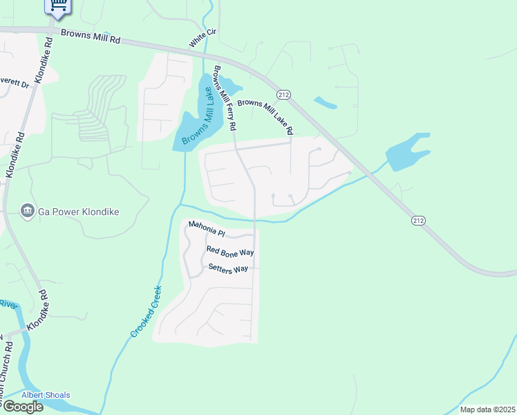 map of restaurants, bars, coffee shops, grocery stores, and more near 4752 Browns Mill Ferry Road in Stonecrest