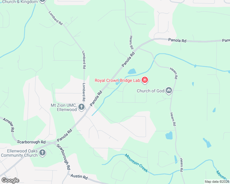 map of restaurants, bars, coffee shops, grocery stores, and more near 205 Awendaw Circle in Ellenwood