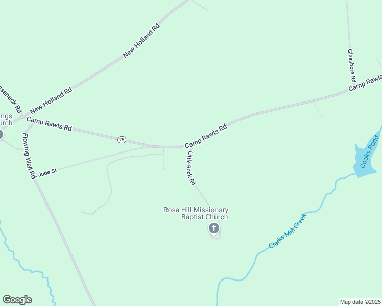 map of restaurants, bars, coffee shops, grocery stores, and more near 9 Little Rock Road in Wagener