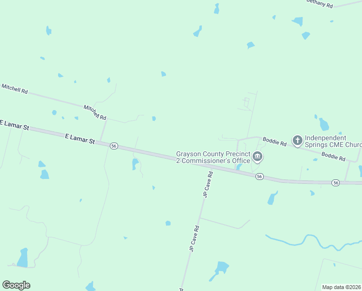 map of restaurants, bars, coffee shops, grocery stores, and more near 10049 Texas 56 in Sherman