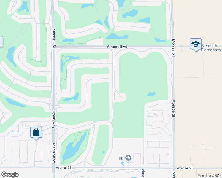 map of restaurants, bars, coffee shops, grocery stores, and more near in La Quinta
