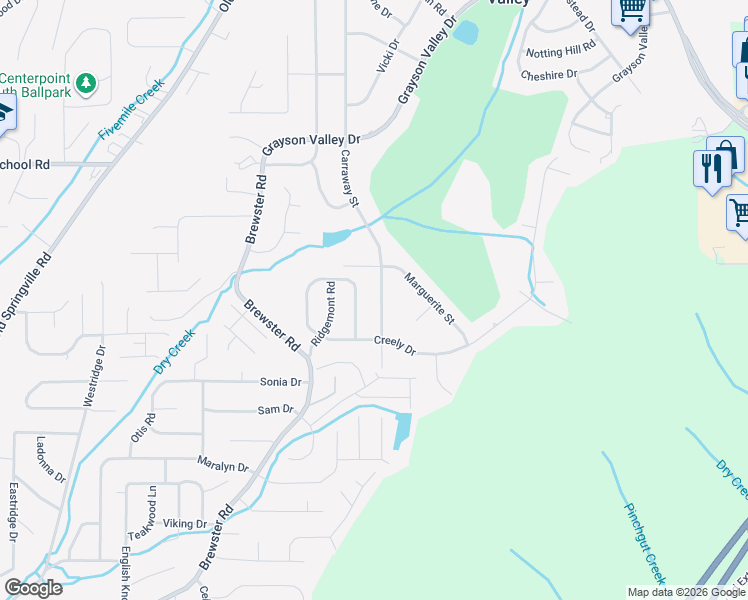 map of restaurants, bars, coffee shops, grocery stores, and more near 1923 Carraway Street in Birmingham