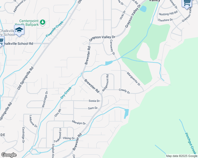 map of restaurants, bars, coffee shops, grocery stores, and more near 1941 Croydon Circle in Birmingham