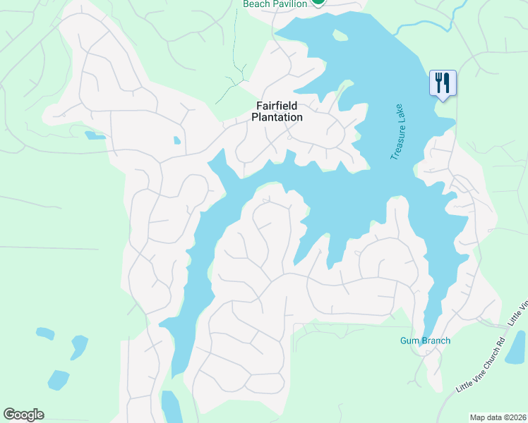 map of restaurants, bars, coffee shops, grocery stores, and more near 2373 Battle Drive in Villa Rica