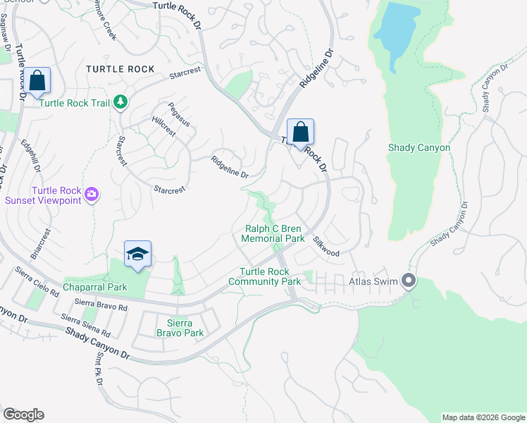 map of restaurants, bars, coffee shops, grocery stores, and more near 24 Southern Wood in Irvine