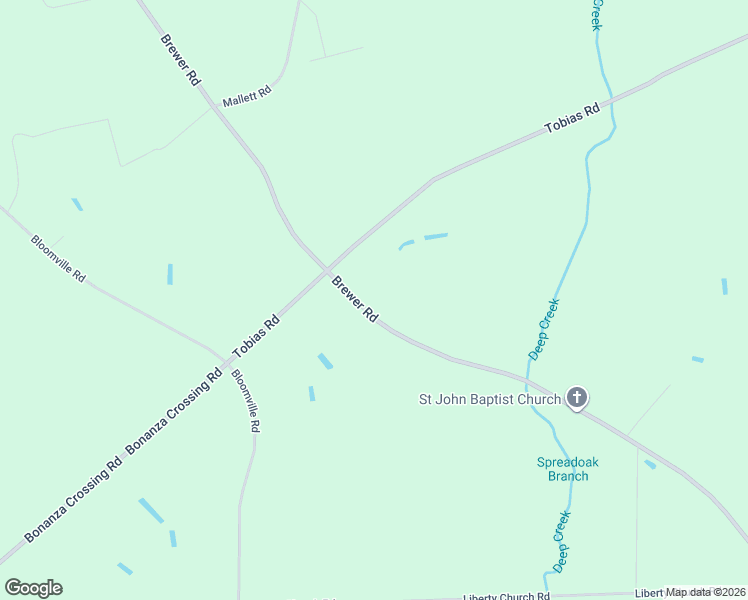 map of restaurants, bars, coffee shops, grocery stores, and more near 3357 Brewer Road in Manning