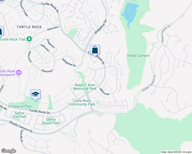 map of restaurants, bars, coffee shops, grocery stores, and more near 11 Candlebush in Irvine