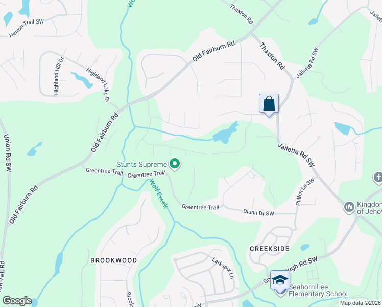 map of restaurants, bars, coffee shops, grocery stores, and more near 4810 Neal Ridge in Atlanta