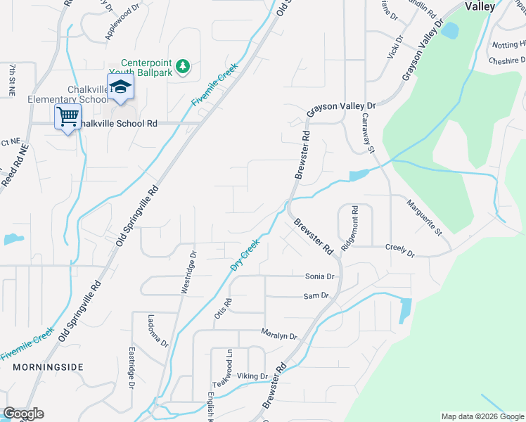 map of restaurants, bars, coffee shops, grocery stores, and more near 1908 East Lawson Drive in Birmingham