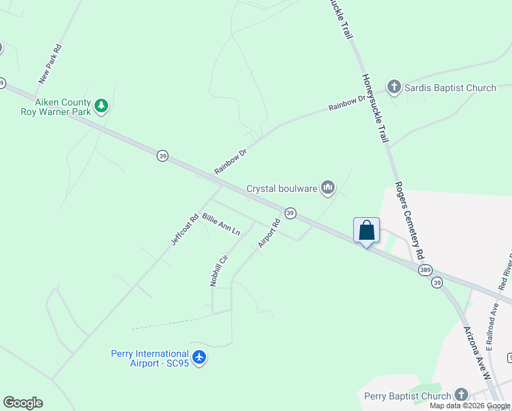 map of restaurants, bars, coffee shops, grocery stores, and more near 4430 Festival Trail Road in Wagener