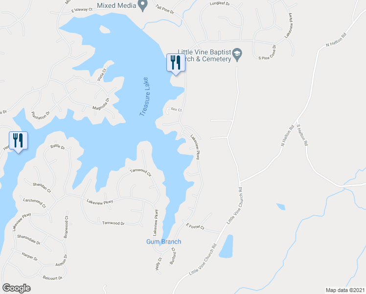 map of restaurants, bars, coffee shops, grocery stores, and more near 337 Berry Court in Villa Rica