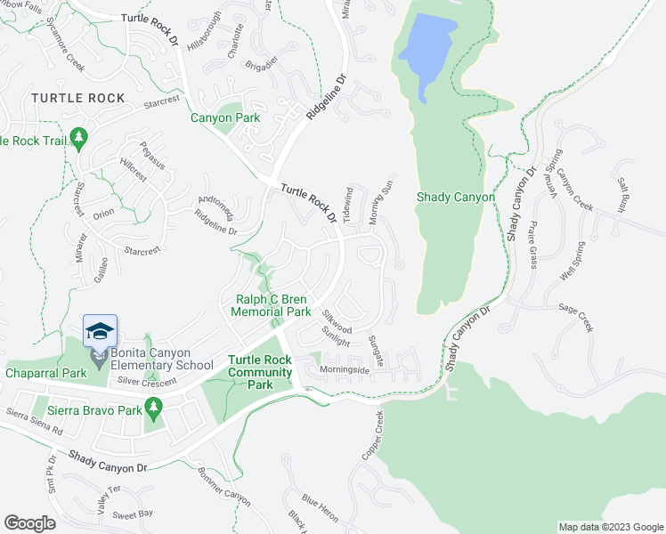 map of restaurants, bars, coffee shops, grocery stores, and more near 11 Hillgrass in Irvine