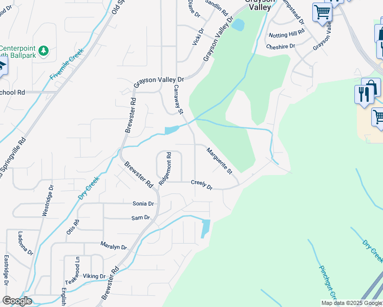 map of restaurants, bars, coffee shops, grocery stores, and more near 1923 Carraway Street in Birmingham