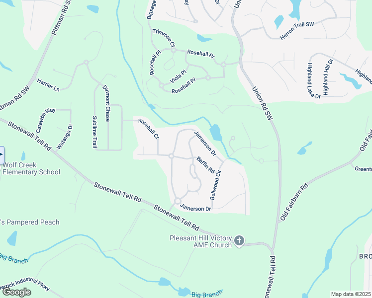map of restaurants, bars, coffee shops, grocery stores, and more near 4319 Rainer Drive in Atlanta