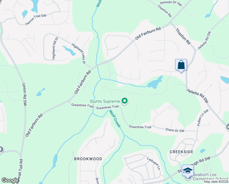 map of restaurants, bars, coffee shops, grocery stores, and more near 4838 Neal Ridge in Atlanta
