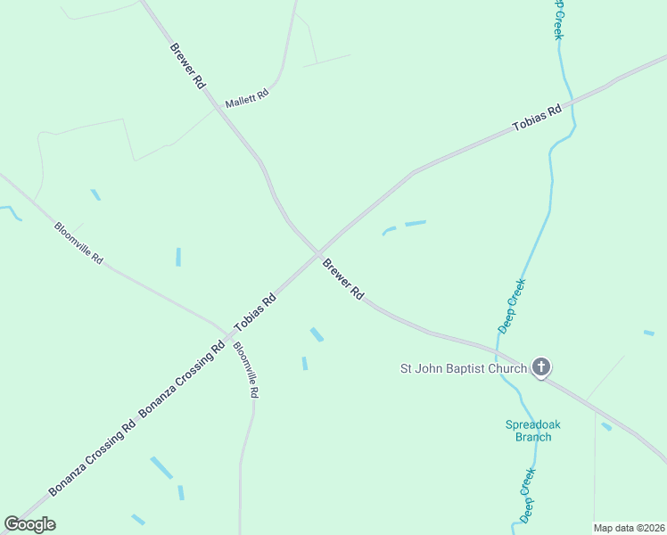 map of restaurants, bars, coffee shops, grocery stores, and more near 3357 Brewer Road in Manning