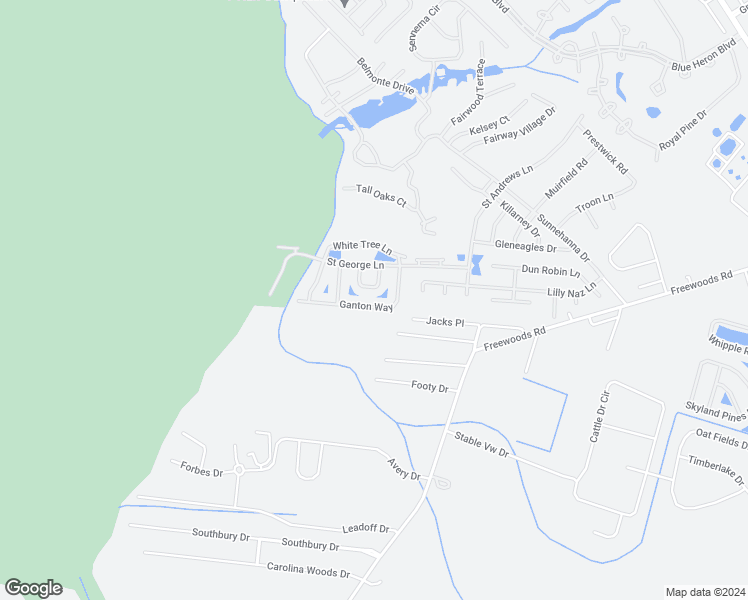map of restaurants, bars, coffee shops, grocery stores, and more near 1128 Ganton Way in Myrtle Beach