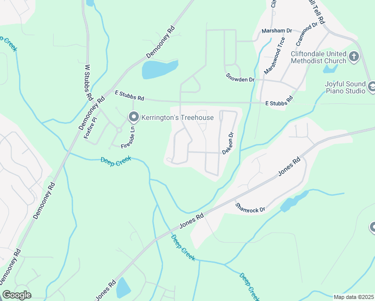 map of restaurants, bars, coffee shops, grocery stores, and more near 4271 Butternut Place in Atlanta