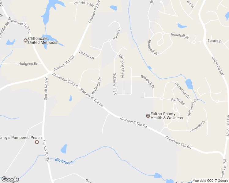 map of restaurants, bars, coffee shops, grocery stores, and more near 4220 Sublime Trail in Atlanta