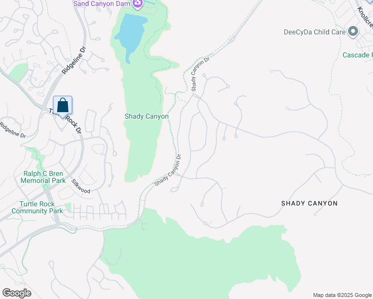 map of restaurants, bars, coffee shops, grocery stores, and more near 15 Prairie Grass in Irvine