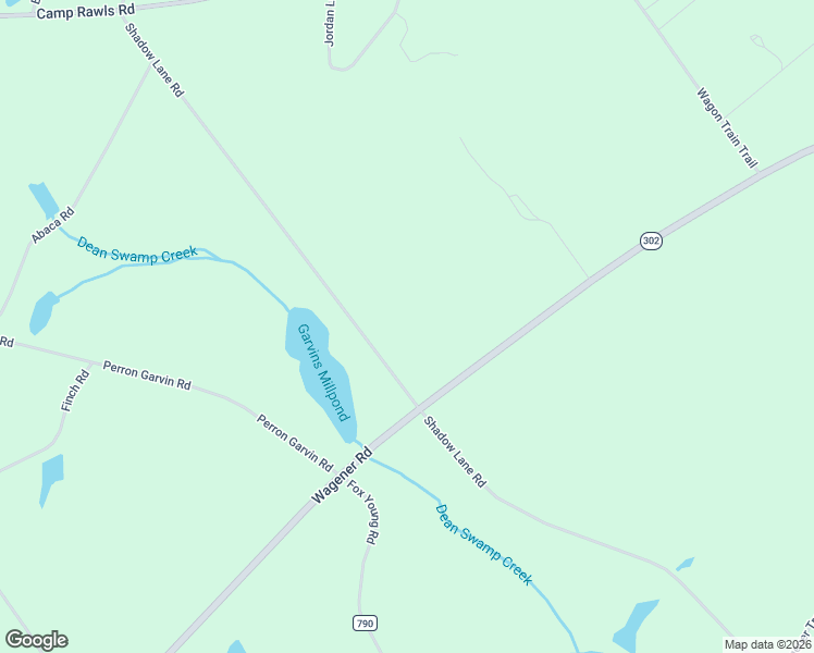 map of restaurants, bars, coffee shops, grocery stores, and more near 606 Shadow Lane Road in Wagener