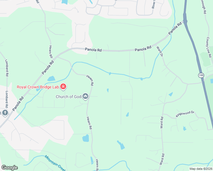 map of restaurants, bars, coffee shops, grocery stores, and more near 5435 Hearn Road in Ellenwood