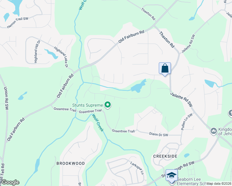 map of restaurants, bars, coffee shops, grocery stores, and more near 4810 Neal Ridge in Atlanta