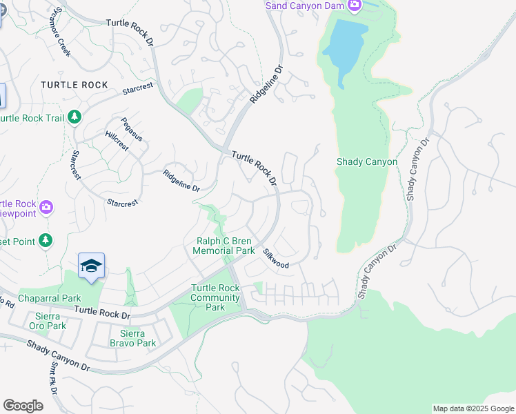 map of restaurants, bars, coffee shops, grocery stores, and more near 11 Candlebush in Irvine