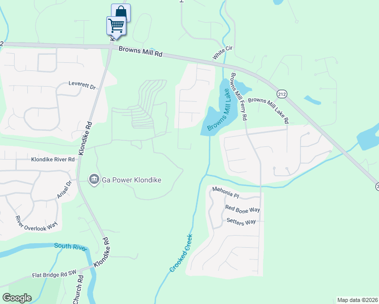 map of restaurants, bars, coffee shops, grocery stores, and more near 4207 Chestnut Lake Avenue in Stonecrest