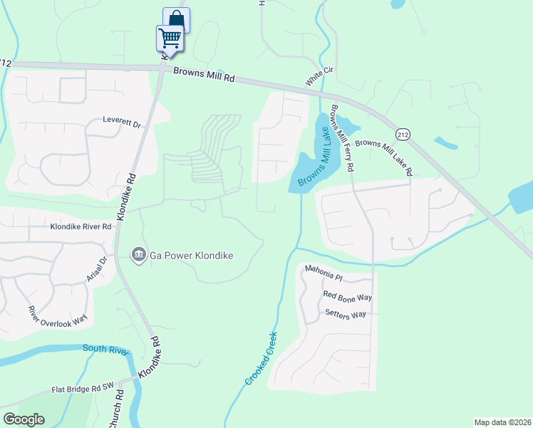 map of restaurants, bars, coffee shops, grocery stores, and more near 4219 Chestnut Lake Avenue in Stonecrest