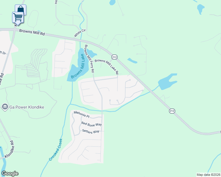 map of restaurants, bars, coffee shops, grocery stores, and more near 6778 Browns Mill Ferry Court in Lithonia