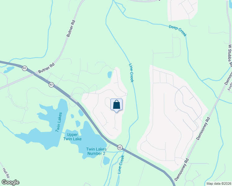 map of restaurants, bars, coffee shops, grocery stores, and more near 4321 Caveat Court in Fairburn