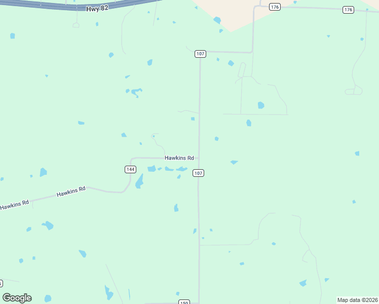 map of restaurants, bars, coffee shops, grocery stores, and more near 3601 County Road 107 in Whitesboro