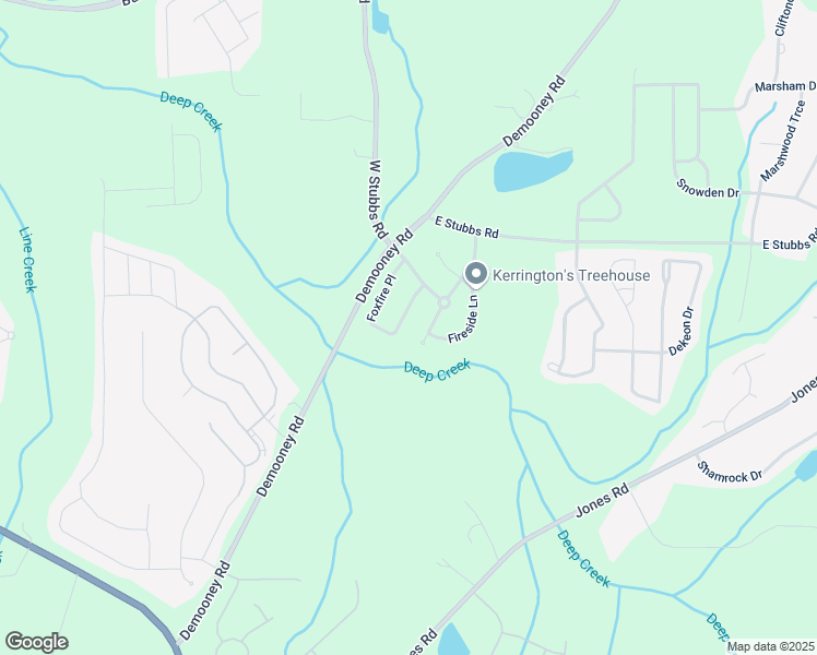 map of restaurants, bars, coffee shops, grocery stores, and more near 6808 Foxfire Place in Atlanta