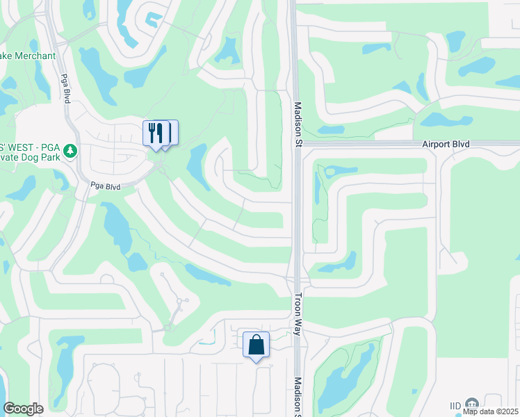 map of restaurants, bars, coffee shops, grocery stores, and more near 80917 Bellerive in La Quinta