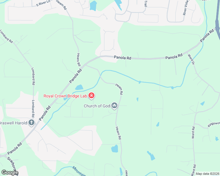 map of restaurants, bars, coffee shops, grocery stores, and more near 5390 Hearn Road in Ellenwood