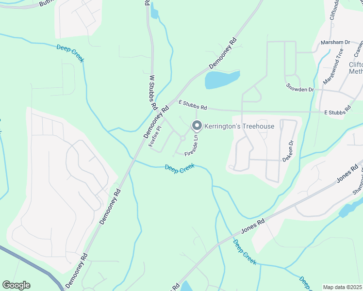 map of restaurants, bars, coffee shops, grocery stores, and more near 4206 Fortune Point in College Park