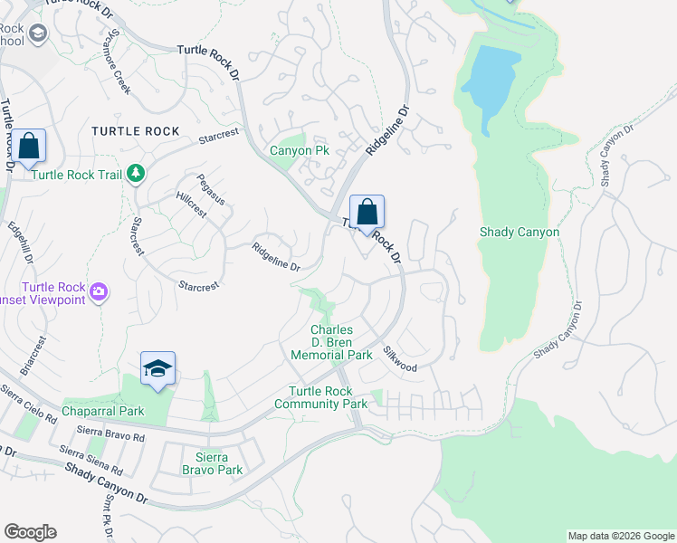 map of restaurants, bars, coffee shops, grocery stores, and more near 8 Purple Sage in Irvine