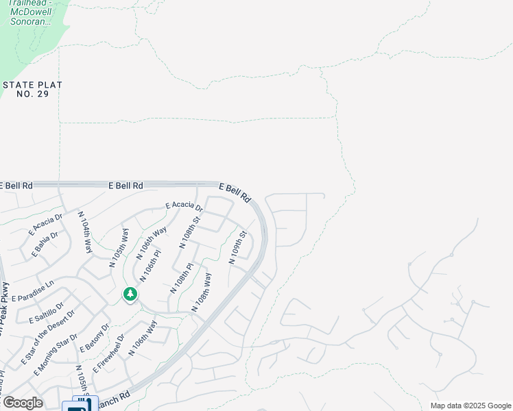 map of restaurants, bars, coffee shops, grocery stores, and more near 15541 East Bell Road in Scottsdale