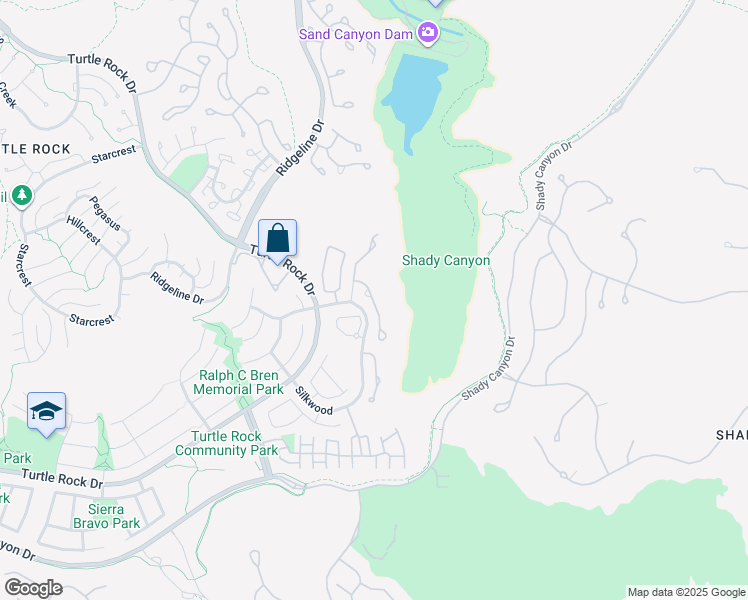 map of restaurants, bars, coffee shops, grocery stores, and more near 6 Jenner in Irvine