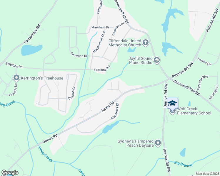 map of restaurants, bars, coffee shops, grocery stores, and more near 515 Dutchview Dr in Atlanta