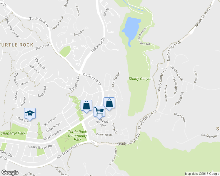 map of restaurants, bars, coffee shops, grocery stores, and more near 4 Morning Breeze in Irvine