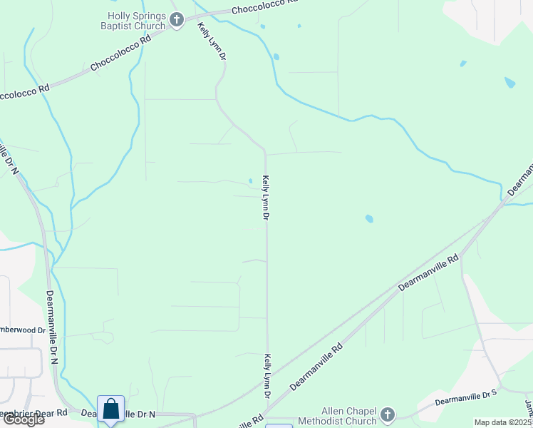 map of restaurants, bars, coffee shops, grocery stores, and more near Kelly Lynn Drive in Anniston