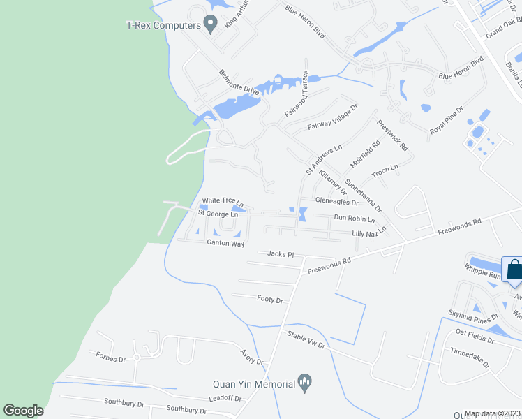 map of restaurants, bars, coffee shops, grocery stores, and more near 1028B Saint George Lane in Myrtle Beach