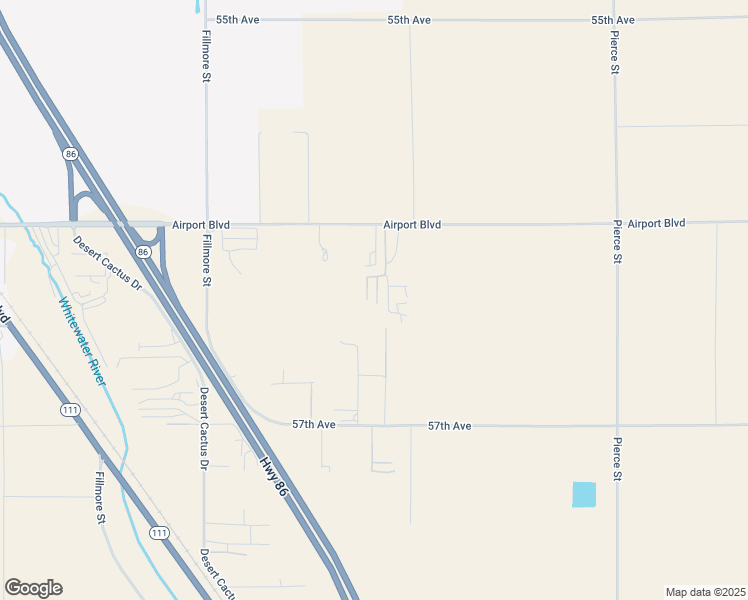map of restaurants, bars, coffee shops, grocery stores, and more near 88330 57th Avenue in Thermal