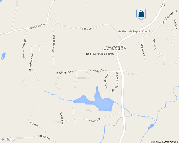 map of restaurants, bars, coffee shops, grocery stores, and more near 6100 Inland Point in Douglasville