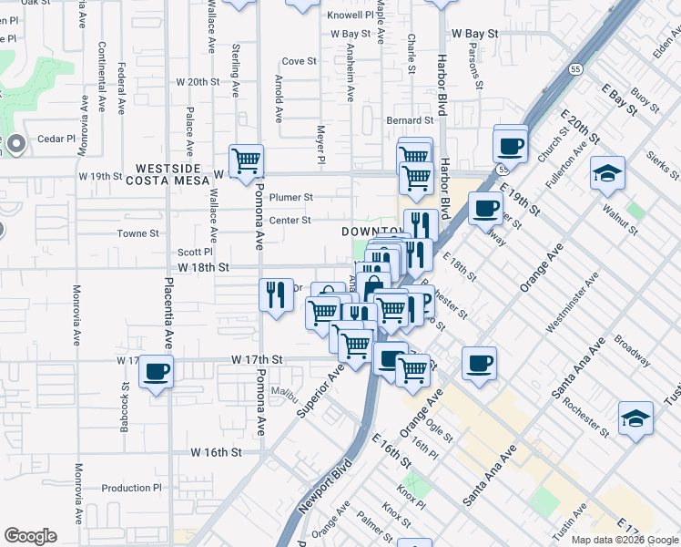 Walk Score Detail Map