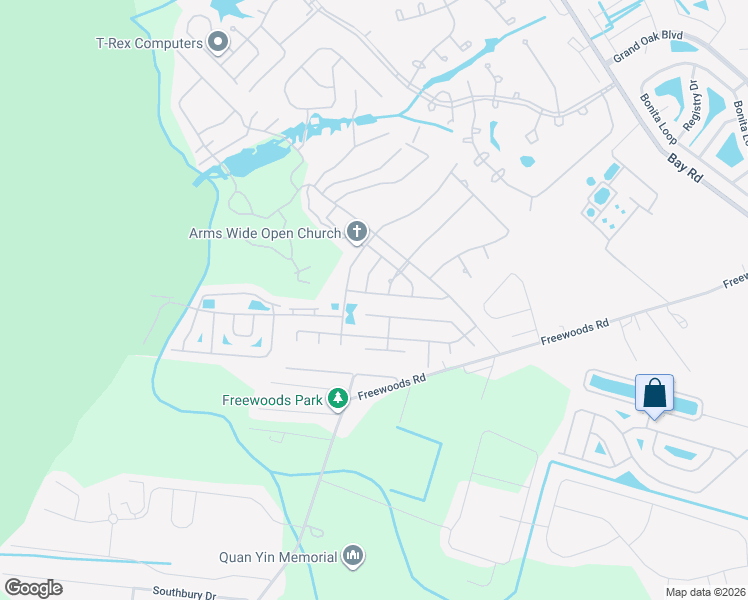 map of restaurants, bars, coffee shops, grocery stores, and more near 1004 Dun Robin Lane in Myrtle Beach
