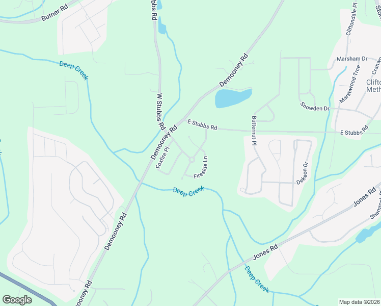 map of restaurants, bars, coffee shops, grocery stores, and more near 6801 Fireside Lane in College Park
